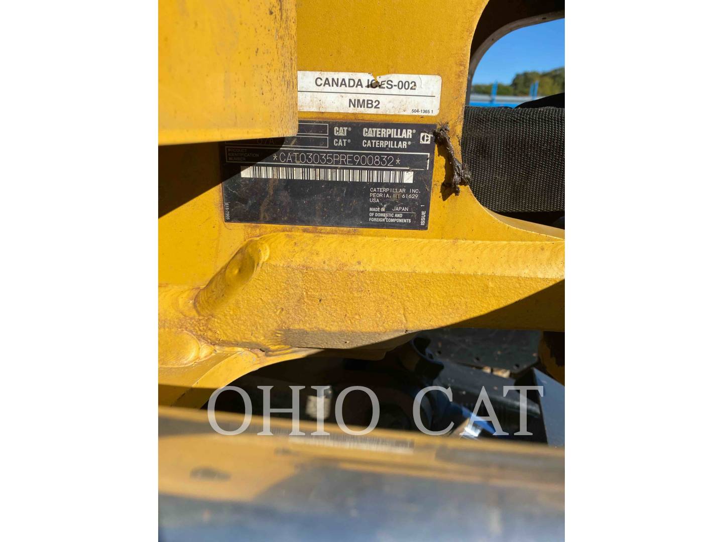 Caterpillar 303.507CR, 566 hours, S/N: RE900832, 2022 - Image 6