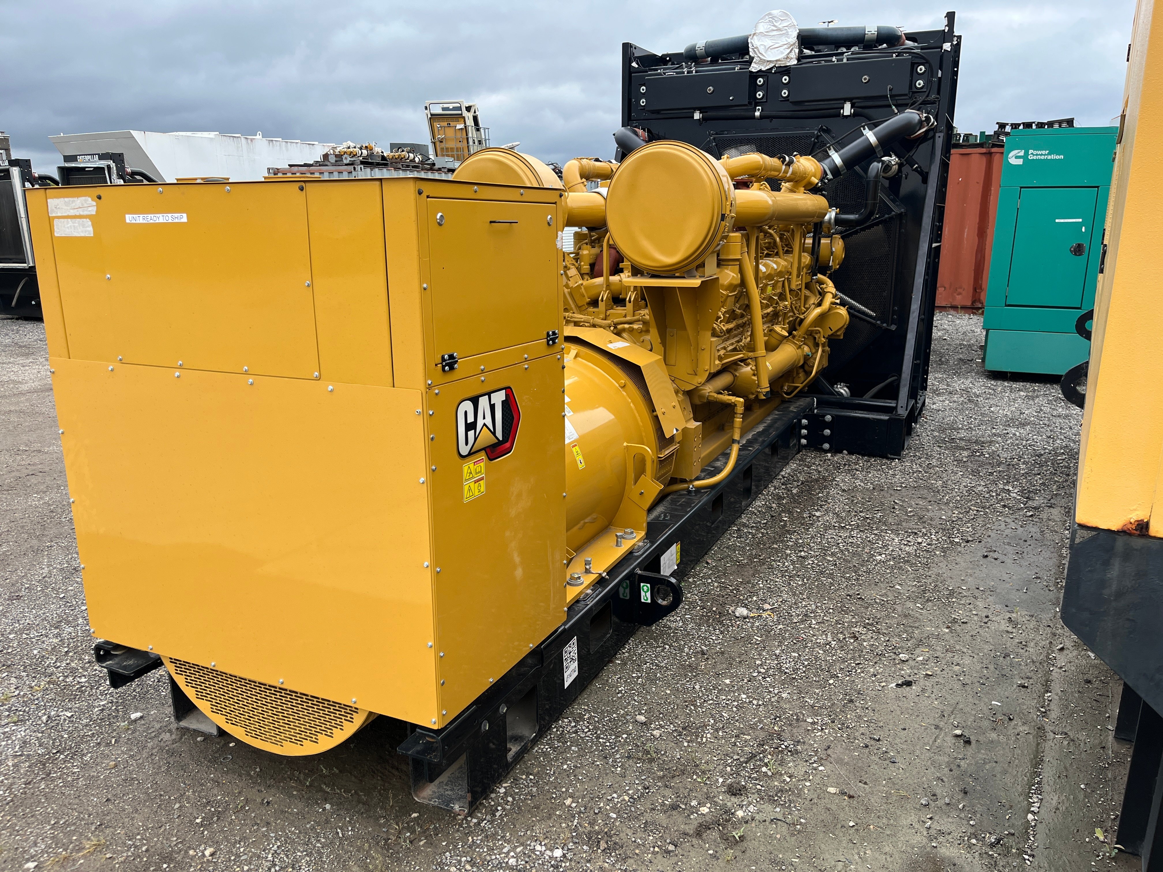 2500 KW Caterpillar #3516C, diesel generator, skid mounted, 277/480 Volts, 2025 - Image 4