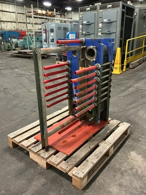 139 sq.ft., Alfa-Laval, M10-BWFT, plate exchanger, titanium plates, 450/300 psi - Image 5