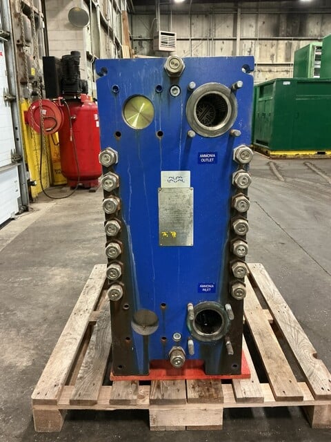 139 sq.ft., Alfa-Laval, M10-BWFT, plate exchanger, titanium plates, 450/300 psi - Image 7