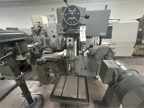 20" Clausing #2274, drill press, .875" capacity, #3 MT, 6.5" quill stroke, 150-2000 RPM, 22" x19.5" tbl., 1.5 - Image 4