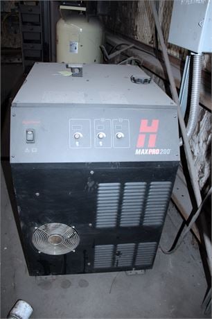 AKS #T0510, CNC plasma cutter, 5' x 10' table, 200 amp, Hypertherm MaxPro 200, replaceable slotted table, air - Image 5