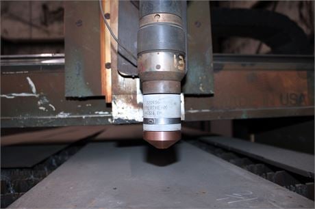 AKS #T0510, CNC plasma cutter, 5' x 10' table, 200 amp, Hypertherm MaxPro 200, replaceable slotted table, air - Image 10