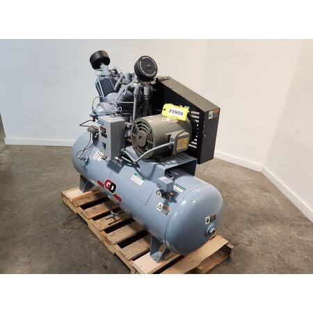 10 HP Gardner Denver #R30, simplex reciprocating air compressor, 34 cfm, 175 psi max., 460 V., 3 Ph., 60 Hz. - Image 3