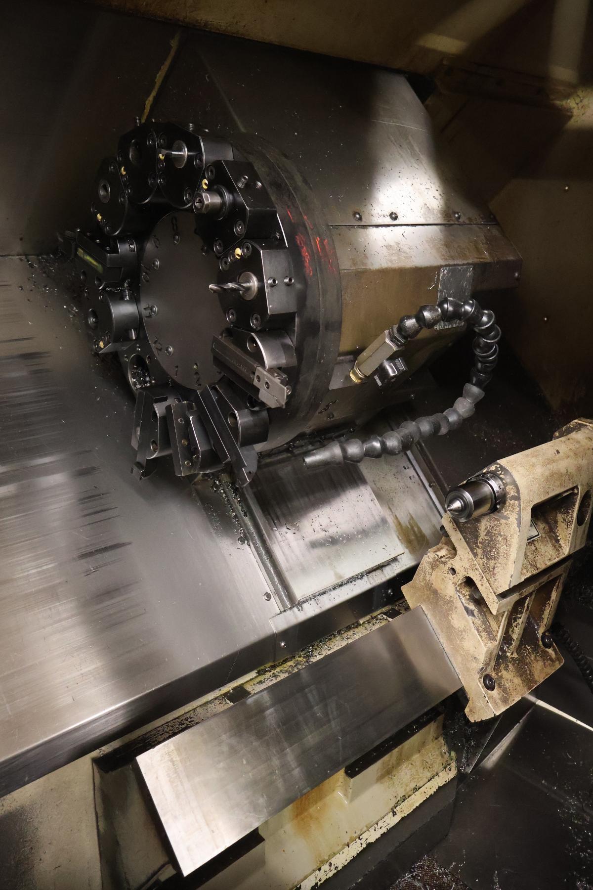 Hardinge #LC-Cobra-42, CNC lathe, 21" swing, 8.25" max turning diameter, 14" length, 1-5/8" bar, 12 turret - Image 4