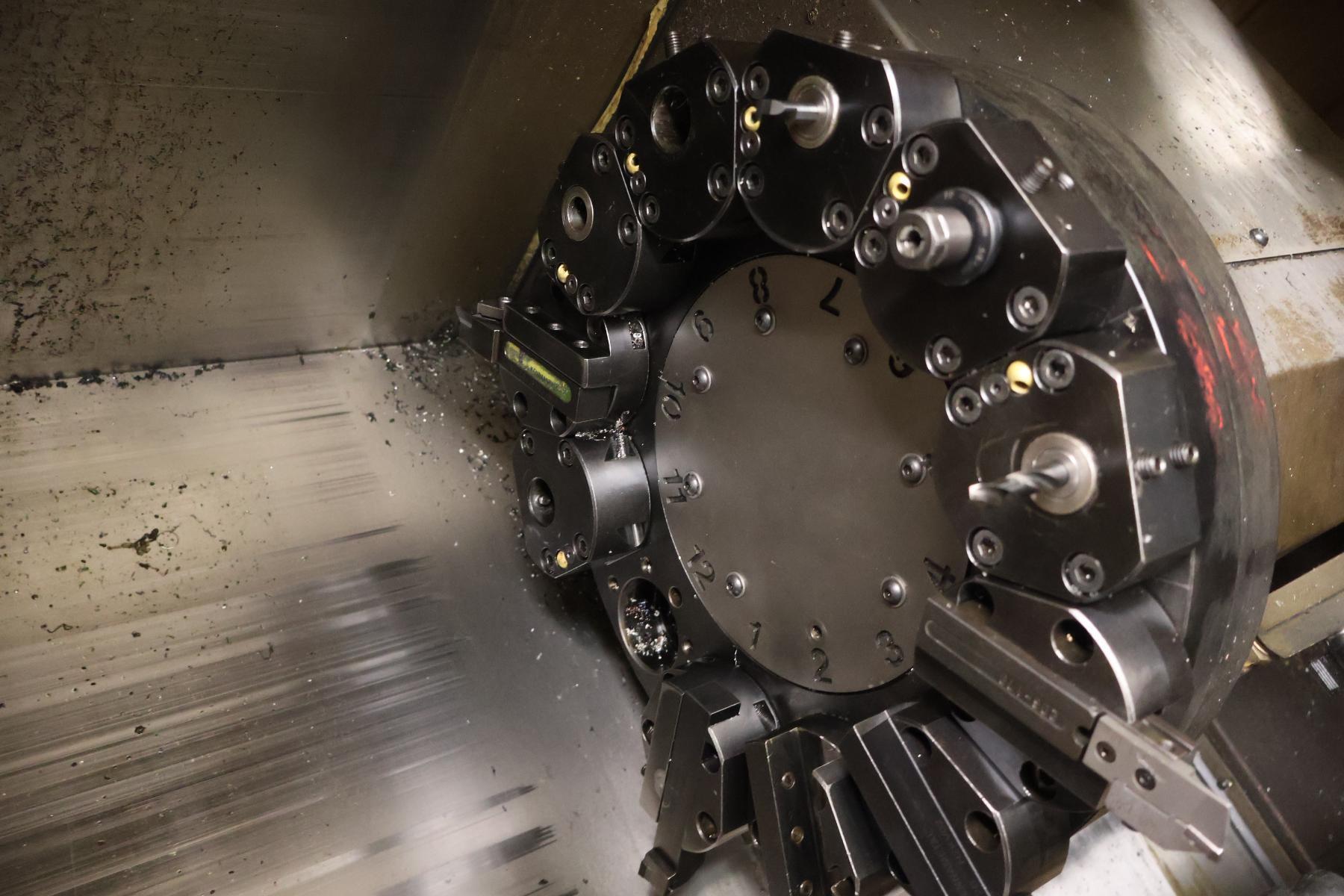 Hardinge #LC-Cobra-42, CNC lathe, 21" swing, 8.25" max turning diameter, 14" length, 1-5/8" bar, 12 turret - Image 5