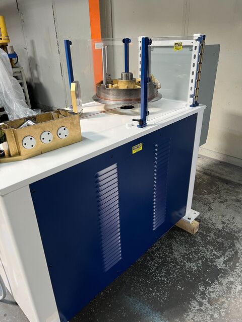 12" IRM, Bull Block Wire Drawing Machine, 12" drum, die holder, 5 HP motor, variable speed AC inverter, 3PH - Image 2