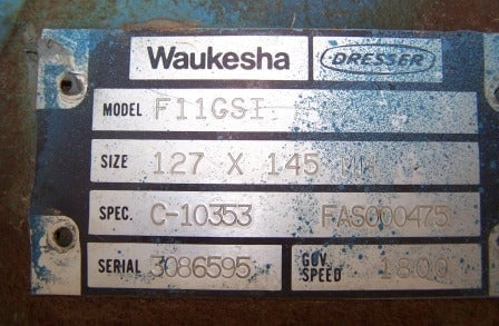 Waukesha #F11GSI, core engine block - Image 3