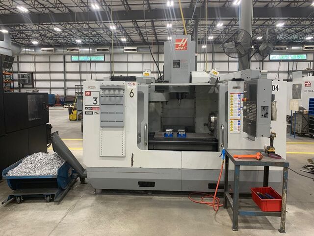 Haas #VF-3B, CNC vertical machining center, 40" X, 26" Y, 25" Z, 12000 RPM, 30 HP, 40 taper, 24 automatic - Image 1