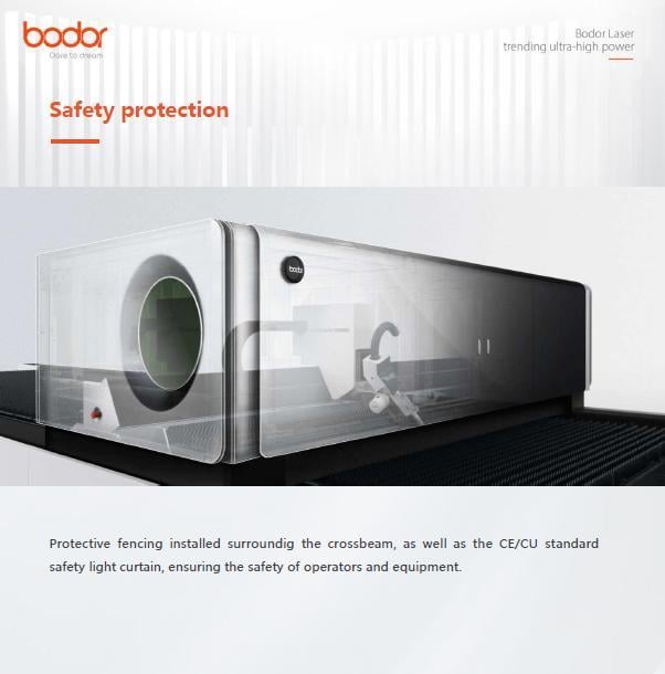 Bodor #H3000-12, fiber laser, 60 kW, 41.01' x 10.5' working area, 5.31" Z, Bodor Thinker 3.0 CNC, Bodor - Image 2