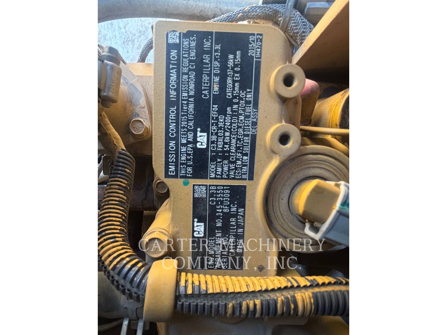 Cat 246D, Skid Steer Loader, 3030 hours, S/N: 0BYF02663, 2015 - Image 8