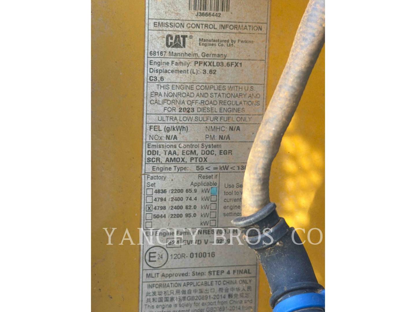 Caterpillar D1, 319 hours, S/N: XKF04276, 2023 - Image 8