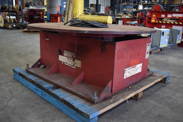 12000 lb. Weldwire #WWFT-12, floor turntable, 60" table, 24" table height, variable speed rotation, 120 V. - Image 2
