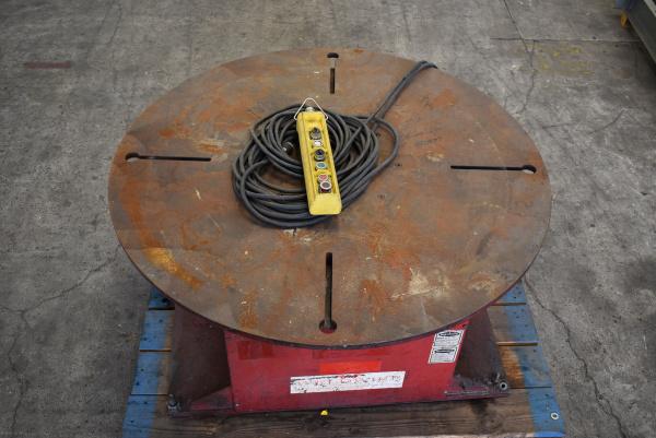 12000 lb. Weldwire #WWFT-12, floor turntable, 60" table, 24" table height, variable speed rotation, 120 V. - Image 3