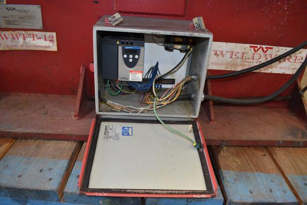 12000 lb. Weldwire #WWFT-12, floor turntable, 60" table, 24" table height, variable speed rotation, 120 V. - Image 4