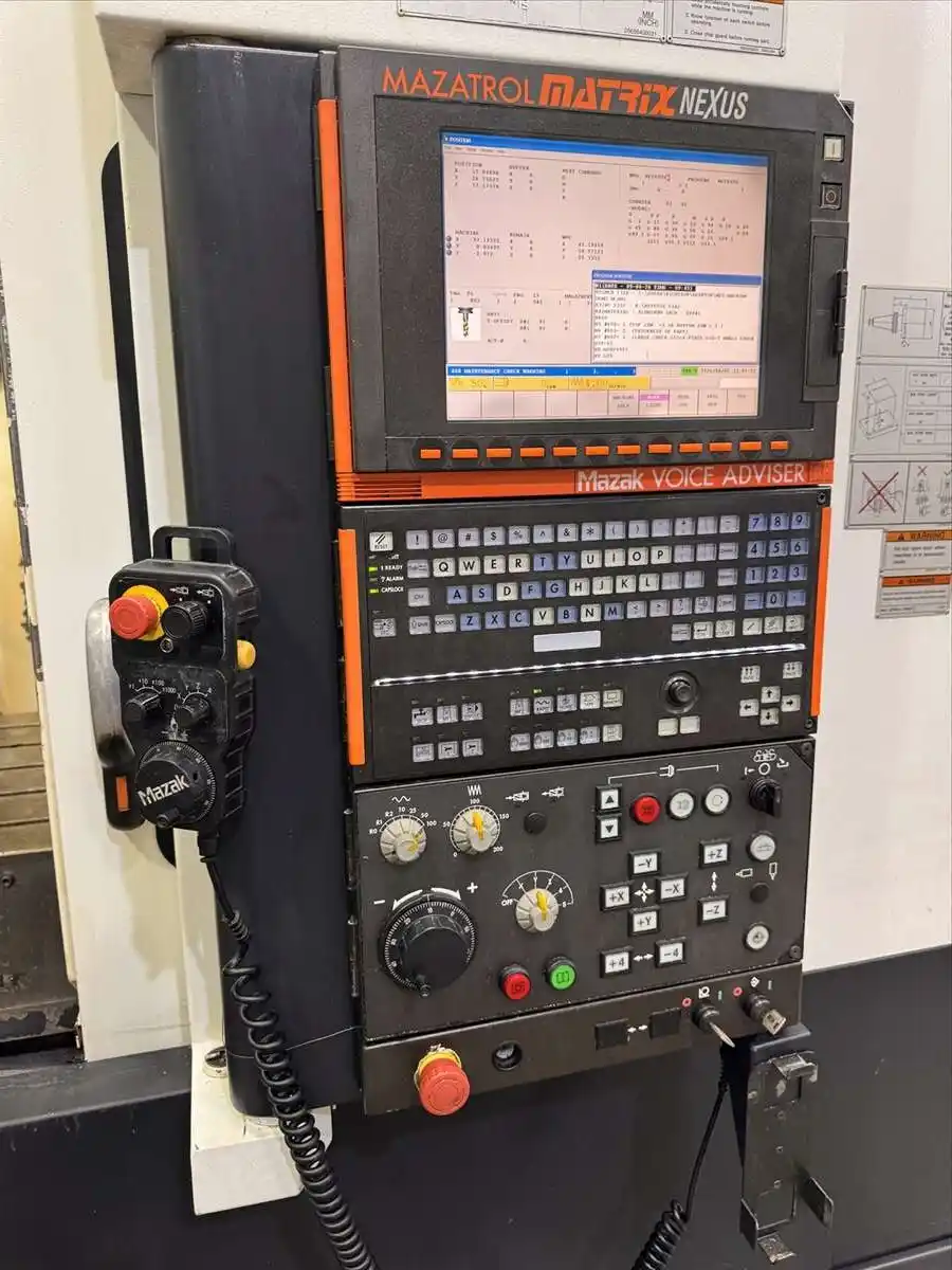 Mazak #Nexus-VCN-700D/40-IIHS, CNC vertical machining center, Mazatrol Matrix Control, 60.2" X, 27.6" Y - Image 8