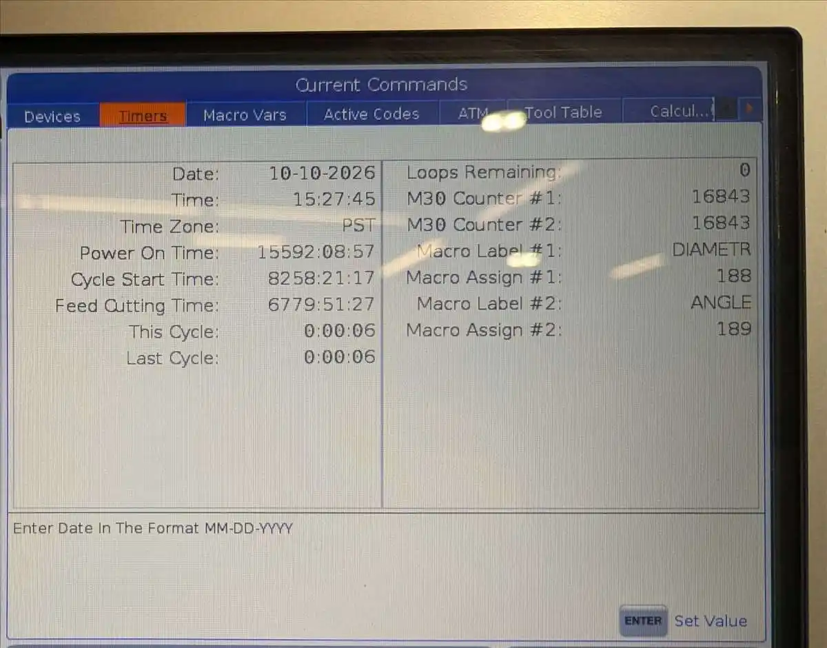 Haas #VF-2TR, 5-Axis CNC vertical machining center, Haas NextGen Control, 30" X, 16" Y, 20" Z, 8100 RPM, 30+1 - Image 8