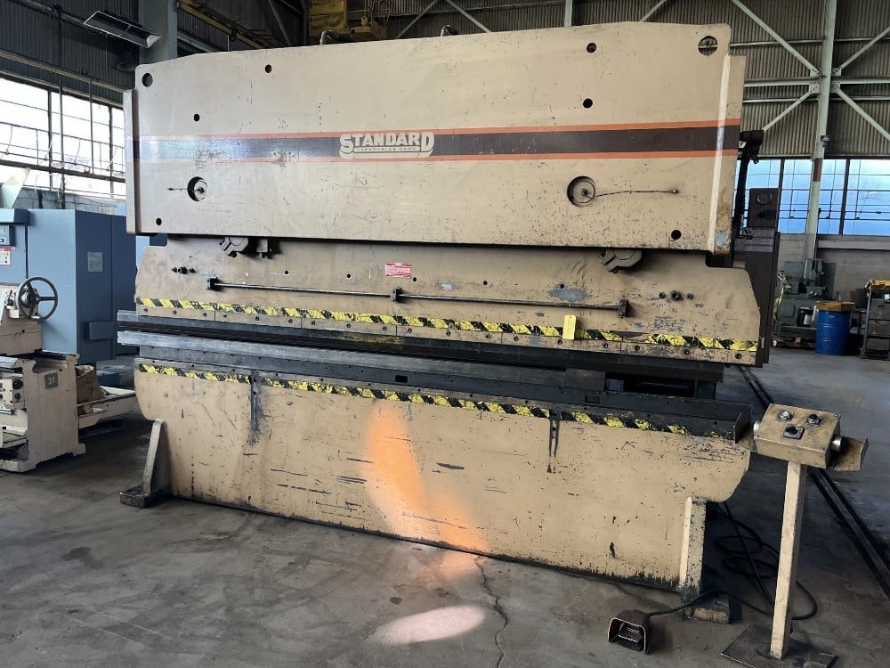 200 Ton, Standard Industrial #AB200-12, hydraulic press brake, 12' overall, 126" between housing, 6" stroke - Image 2
