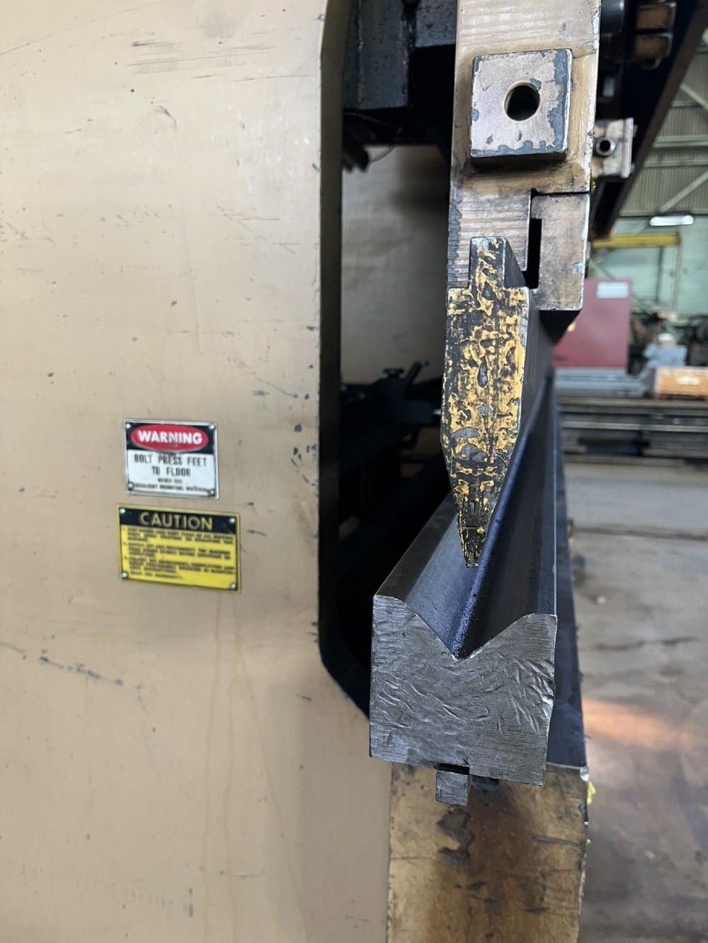 200 Ton, Standard Industrial #AB200-12, hydraulic press brake, 12' overall, 126" between housing, 6" stroke - Image 4
