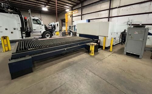 Trumpf #TruLaser-5040, 10000 watt fiber laser, 78.74" x 157.48" sheet, flying optic, 1.26" mild steel, 1.57" - Image 1