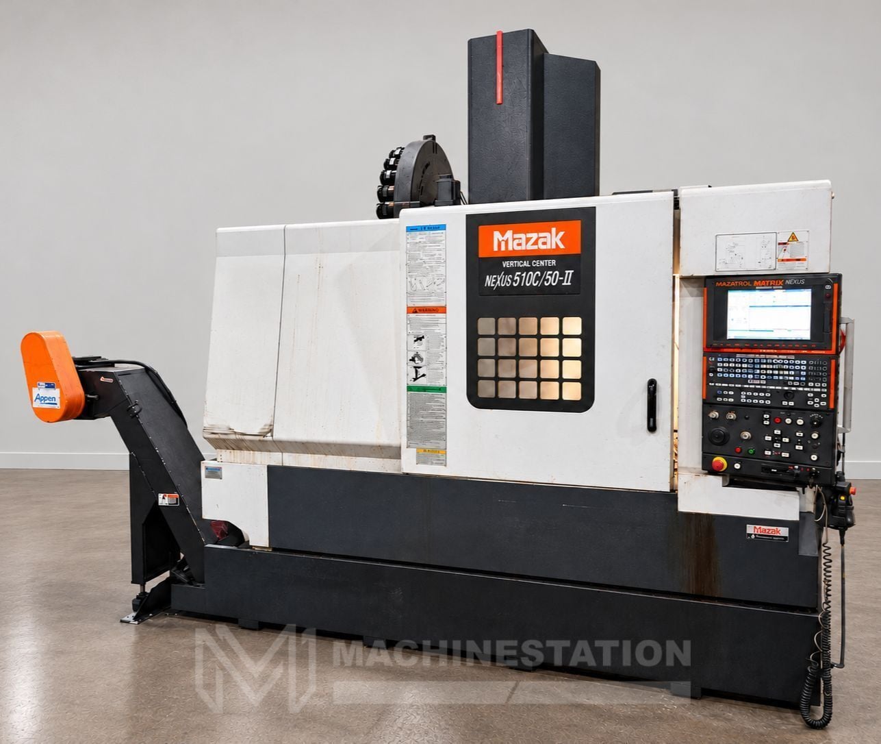 Mazak #VCN-510C/50-II, CNC vertical machining center, 24 automatic tool changer, 41.3" X, 20.8" Y, 20.8" Z - Image 1