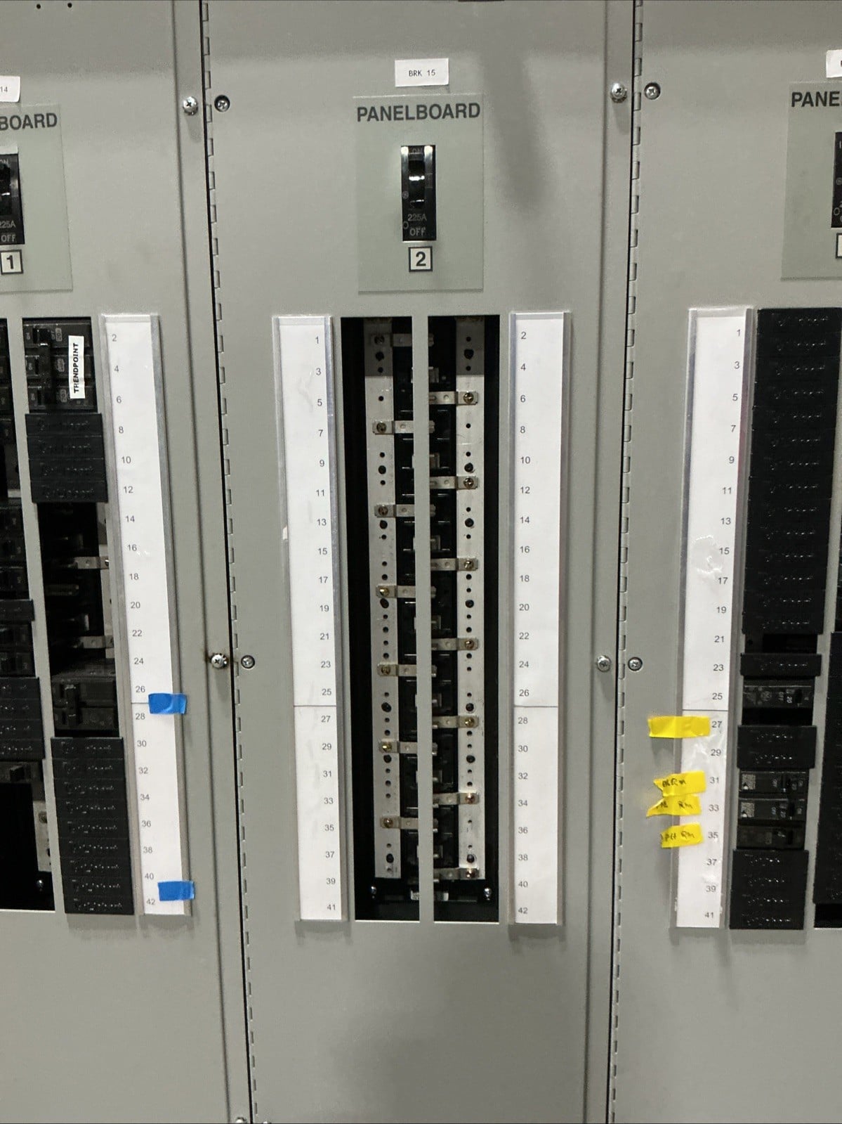 225 KVA Liebert #PPA225C, PDU, 278 Amps, 480 x 208/120 Volts, 3PH, 3 panels, 2 subfeeds - Image 6