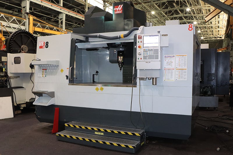 Haas #VR-8, 5-axis CNC vertical machining center, 50 automatic tool changer, 64" X, 40" Y, 42" Z, 64" x36" - Image 2