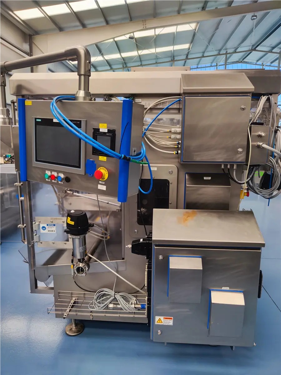 Mespack #H-320-SCD, pre-made pouch filler & sealer, 100 pouches/minute, 3 filling stations, 1 kg max. fill - Image 7