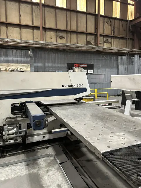 20 Ton, Trumpf #TruPunch-3000, CNC Turret Punch, 59" x 118" sheet, 50" throat, 1/4" max. thickness, 20 - Image 2
