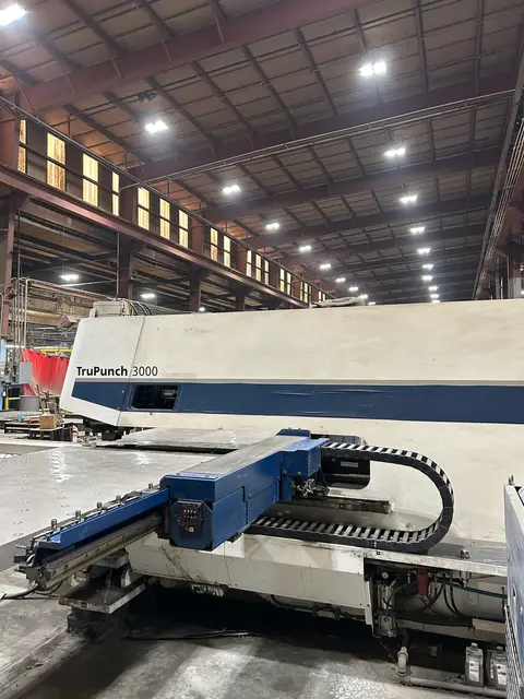 20 Ton, Trumpf #TruPunch-3000, CNC Turret Punch, 59" x 118" sheet, 50" throat, 1/4" max. thickness, 20 - Image 3