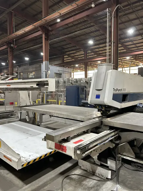20 Ton, Trumpf #TruPunch-3000, CNC Turret Punch, 59" x 118" sheet, 50" throat, 1/4" max. thickness, 20 - Image 6