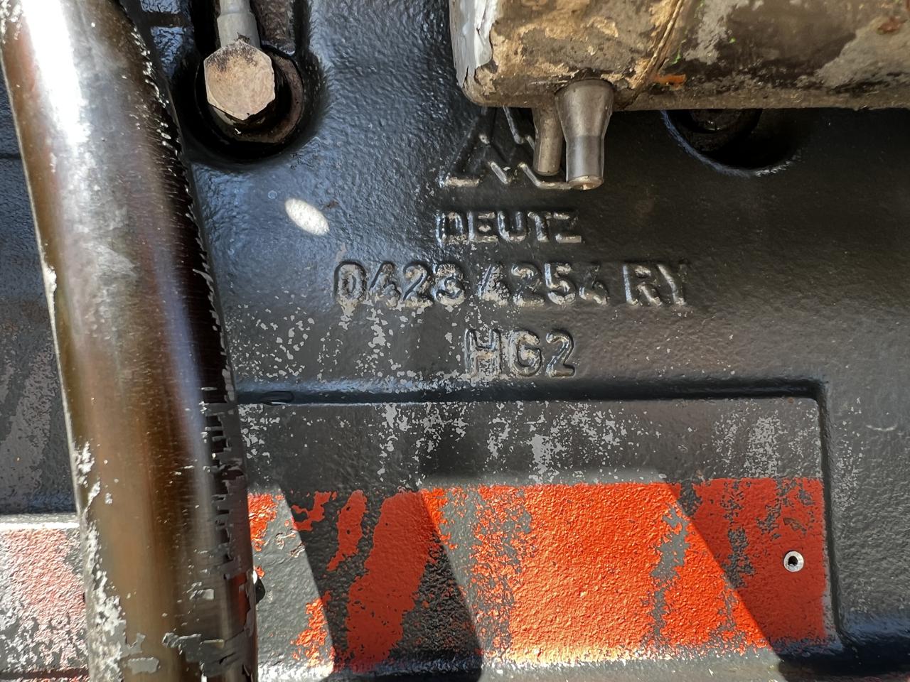 110 HP Deutz #BF4L913, Turbo Diesel Engine, fan housing broken, 11-1/2" flywheel, 3500 hours, 1995 - Image 2