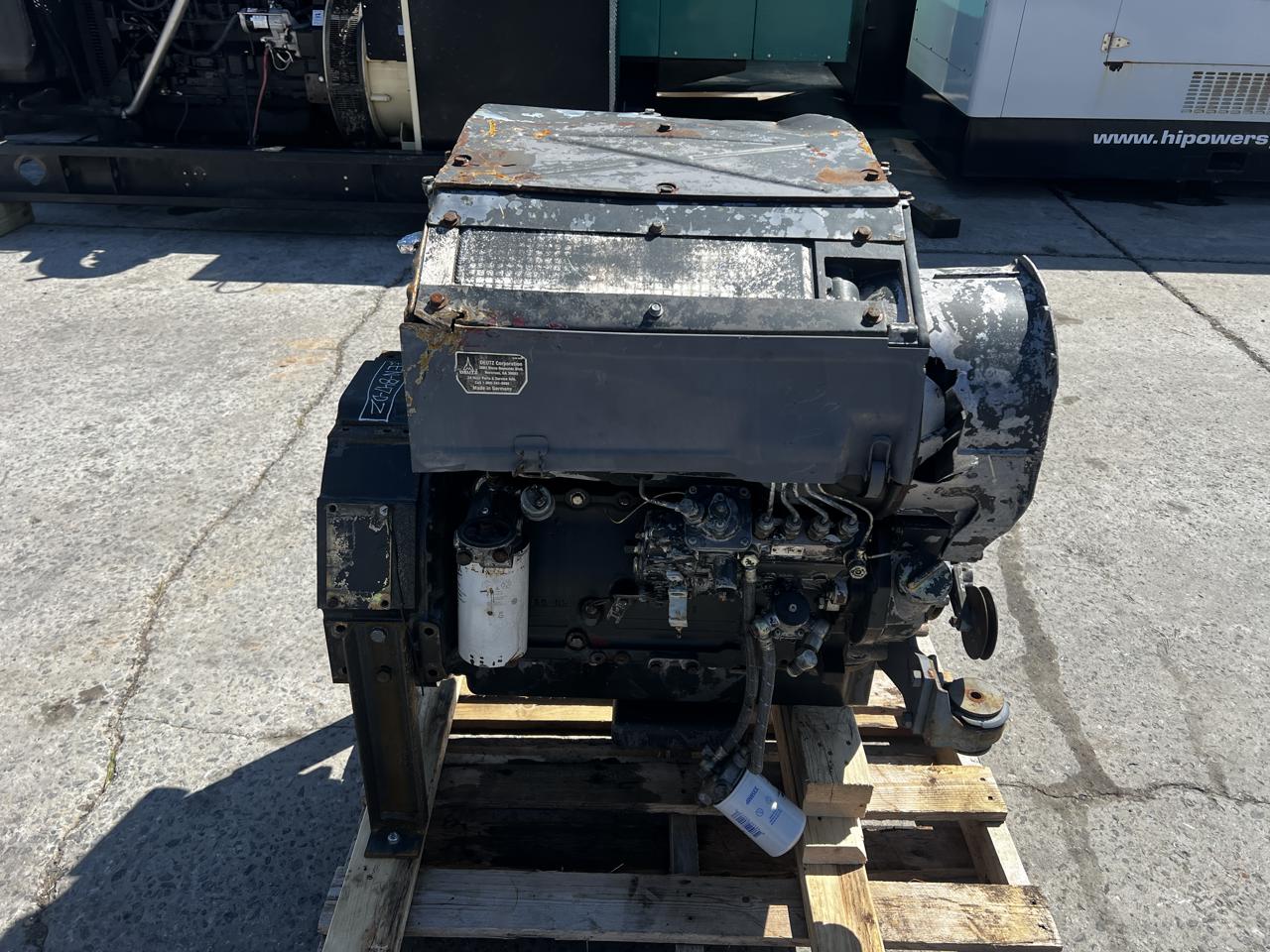 110 HP Deutz #BF4L913, Turbo Diesel Engine, fan housing broken, 11-1/2" flywheel, 3500 hours, 1995 - Image 7