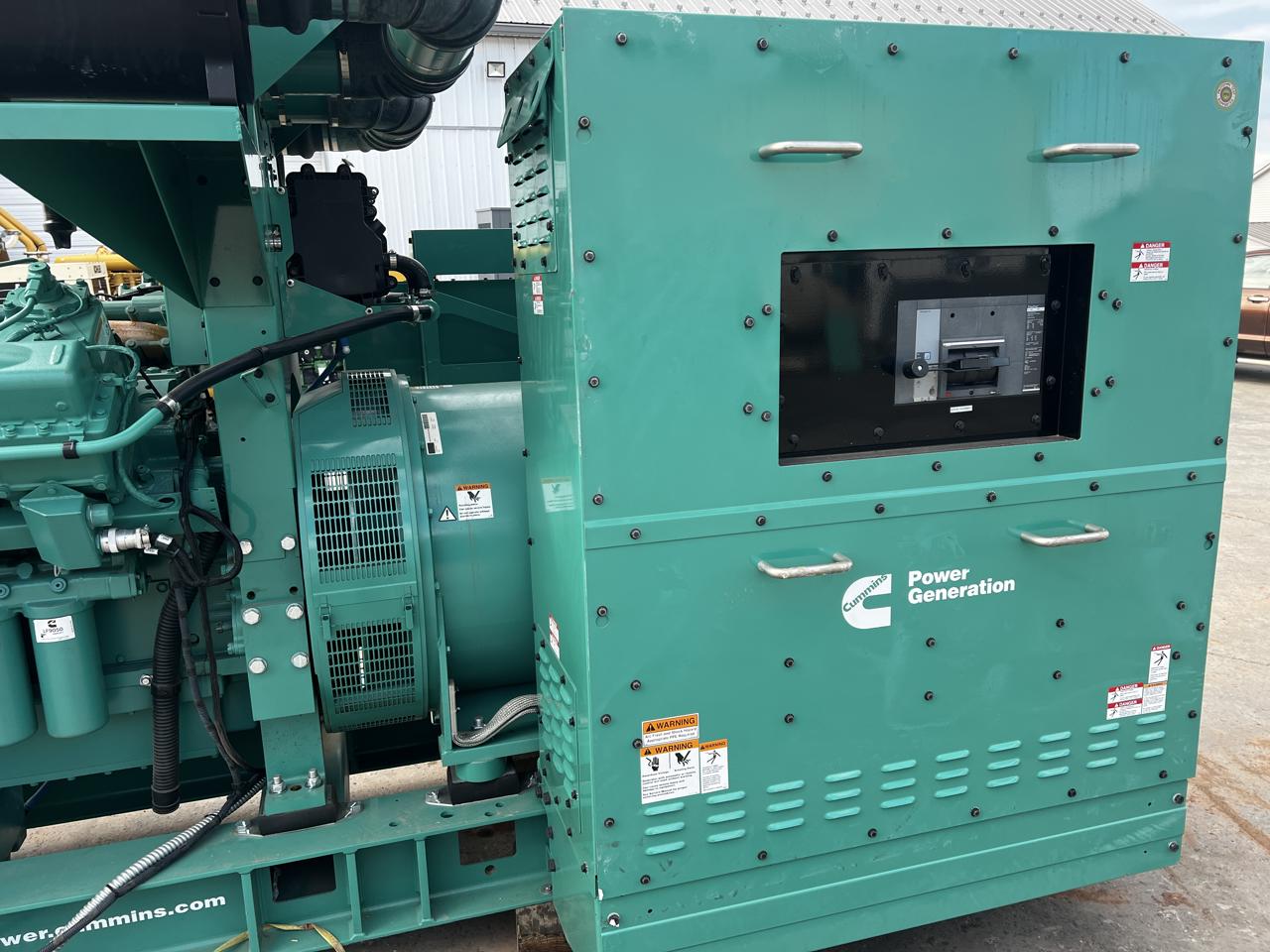 1500 KW Cummins/Onan #DQGAS-2160002, Diesel Generator Set, 277/480 Volts, 1800 RPM Cummins QSK50 engine - Image 9