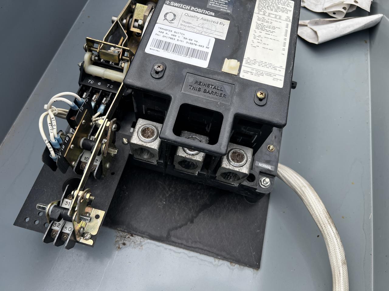 400 Amp. Kohler/MTU #GM17963, Automatic Transfer Switch, circuit breaker, NEMA 3 enclosure, 480 Volts, 3PH - Image 10