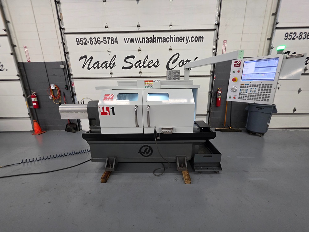 Haas #TL-1, CNC Toolroom Lathe, 8" X, 30" Z, 20" swing, 16" max. cutting diameter, 30" max. cutting length - Image 1