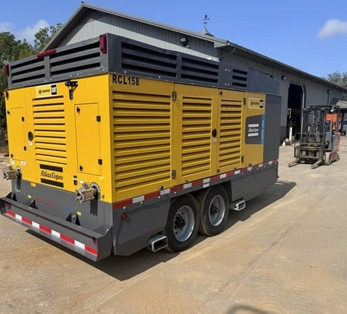 Used 1550/1350 cfm, 363/508 psi, Atlas Copco #XRVS1550CD, 2-stage, oil ...