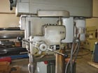 Clausing #2275, power down feed, 1.5 HP, 150-2000 RPM, includes chuck, used - Image 2