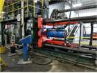 400 Ton, Erie, 4-post horizontal, 175" stroke, 245" DLO, 36" x40" bed area, 200 HP hydraulic system, PLC, 1994 - Image 1