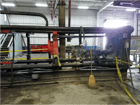 400 Ton, Erie, 4-post horizontal, 175" stroke, 245" DLO, 36" x40" bed area, 200 HP hydraulic system, PLC, 1994 - Image 2