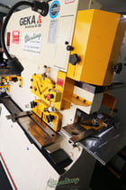 5" x 5" x 3/8" Geka #Bendicrop-60s, 60 ton, 10" throat, 3/4" stroke, 7.5 HP, New - Image 9