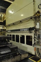 660 Ton, Komatsu #HF4-600, straight side double crank servo press, 11.8" stroke, 45.2" Shut Height, 11.81"ram - Image 3