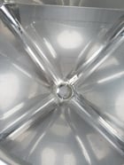 80 gallon Stainless Steel Sanitary tote tank, approx. 10 cu.ft., 30" x 30" x 12" straight side, 24" deep cone - Image 2