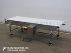 36" wide x 9.6' long, Campbell Hardage, Stainless Steel table top conveyor, intralox belt powered by a 1 HP - Image 1