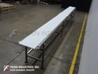 20" wide x 23.6' long, Stainless Steel conveyor belt, neoprene belt with bottom 1/2 HP drive - Image 4