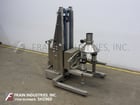 450 lb. Omega Design #OM100, pneumatic drum lift & dumper, Stainless Steel - Image 1