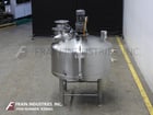 Walker #MT-101, 100 gallon, 316L Stainless Steel jacketed/insulated liquefier, 21" OD top man way with flip - Image 3
