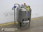 150 gallon Feldmeier #TK115, 316L Stainless Steel insulated internal vacuum tank, 36" dia. x 42" deep, 50 psi - Image 1