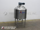350 gallon APV Crepaco #CCA, 304 Stainless Steel jacketed & insulated process tank, 48" diameter with a 40" - Image 5