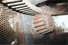 25' 9-3/4" x 72" Ram Engineering, pinions thru hydraulic drive, 20 HP, bucket elevator, 1987 - Image 3